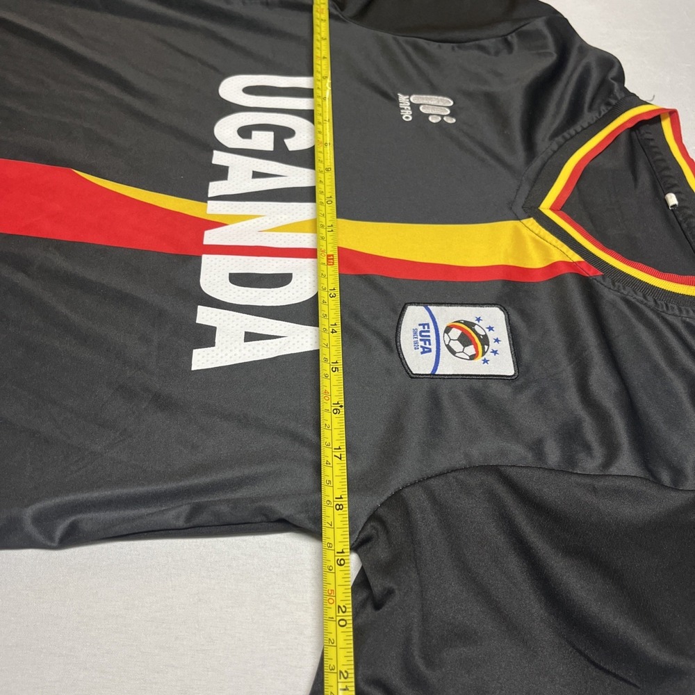 Uganda Soccer Football Jersey 2018 - 2020 Black Mafro Men Size L - Picture 8 of 8